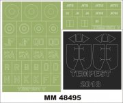 Montex MM48495 Tempest V EDUARD 82121 1:48