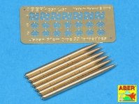 Aber 350L-60 Set of 6 Japan torpedoes 61cm Type 93 (1:350)