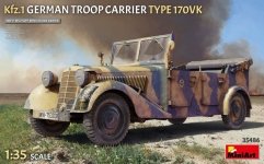 MiniArt 35486 Kfz.1 German Troop Carrier Type 170VK 1/35