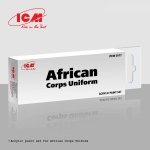 ICM 3077 Acrylic paint set for African Corps Uniform 12 ml х 6
