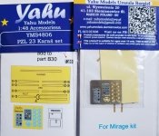 Yahu YMS4806 PZL 23 Karaś set for Mirage 1/48