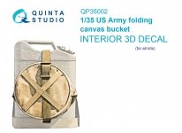 Quinta Studio QP35002 US Army folding canvas bucket (All kits) 1/35