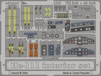 Eduard FE245 He 111 interior 1/48 Revell