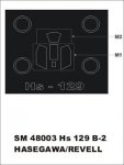 Montex SM48003 Hs 129 B2 HASEGAWA