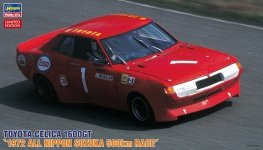 Hasegawa 20344 Toyota Celica 1600GT 1972 All Nippon Suzuka 500km Race 1/24