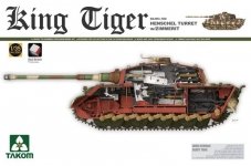 Takom 2045 King Tiger Sd.Kfz.182 HENSCHEL TURRET w/ZIMMERIT /full interior/ w/New Track Parts 1/35
