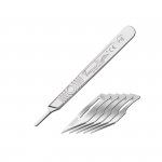 Modelcraft PKN9210 #3 Scalpel Handle & #10A Blades x 5