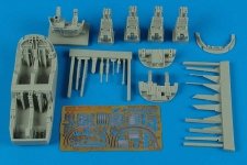 Aires 7266 EA-6B Prowler ICAP-2 early cockpit set 1/72 Hasegawa