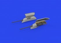 Eduard 672326 Bf 109F/ G/K gun pods PRINT EDUARD 1/72