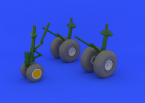 Eduard 648132 B-29 wheels 1/48 (REVELL)