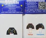 Yahu YMA4820 P-51 D late (Tamiya) 1:48