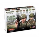 Lifecolor CS61 Acrylic paint set American Uniforms 6x22ml