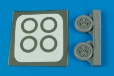 Aires 7227 A-7A/B/E Corsiar II wheels & paint masks 1/72 Hobby craft
