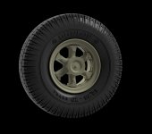 Panzer Art RE35-802 Vomag 8LR 9t truck Road wheels (Dunlop) 1/35