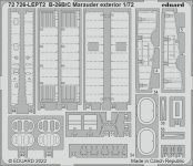 Eduard 72726 B-26B/ C Marauder exterior HOBBY 2000, HASEGAWA 1/72