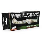 AK Interactive RCS103 WWII Luftwaffe Late War Colors 6x17ml