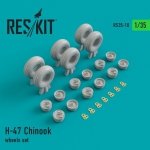 RESKIT RS35-0010 H-47 Chinook wheels set 1/35