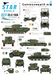 Star Decals 35-C1168 Commonwealth mix - Korean War 1950-53 1/35