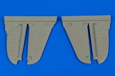 Aires 4665 P-40M/N Warhawk control surfaces 1/48 HASEGAWA