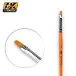 AK Interactive AK609 FLAT BRUSHES 2 SYNTHETIC