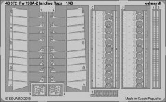 Eduard 48972 Fw 190A-2 landing flaps EDUARD 1/48