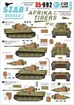 Star Decals 35-992 Afrika Tigers 1 1/35