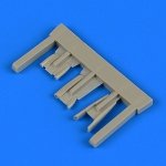 Quickboost QB72580 MiG-21MF air scoops for Eduard 1/72