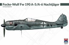 Hobby 2000 32017 Focke-Wulf Fw 190 A-5/A-6 Nachtjager (HASEGAWA + CARTOGRAF + MASKI ) 1/32