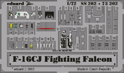 Eduard SS202 F-16C 1/72 HASEGAWA
