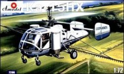 A-Model 72106 Kamov Ka-15NH Soviet agriculture helicopter 1:72