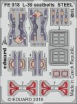 Eduard FE918 L-39 seatbelts STEEL EDUARD, SPECIAL HOBBY 1/48