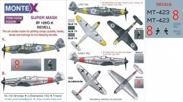 Montex K32266 Bf 109G-6 1/32