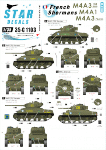 Star Decals 35-C1103 French Shermans # 2 1/35