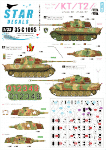 Star Decals 35-C1095 King Tiger / Tiger II # 3 1/35