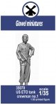 Glowel Miniatures 35070 US ETO tank crewman no.1 (1 Figure, 3D Printed) 1/35