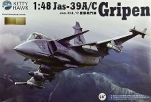 Kitty Hawk 80117 Jas-39 A/C Gripen (1:48)