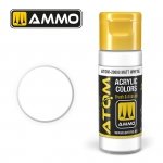 AMMO of Mig Jimenez 20000 ATOM COLOR White Matt 20ml