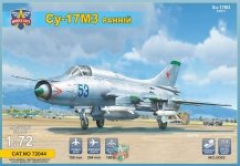 Modelsvit 72044 Sukhoi Su-17M3 Early vers. advanced fighter 1/72