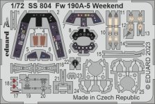 Eduard SS804 Fw 190A-5 Weekend EDUARD 1/72