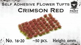 Paint Forge PFFL2616 Crimson Red Flowers 6mm