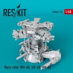 RESKIT RSU48-0114 Main rotor MH-60, UH-60, HH-60 1/48