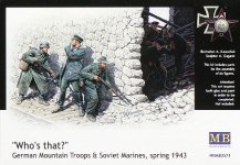  Master Box 3571 Who is that? German mountain troops and Soviet Marines (Spring 1943) 6 figures set (1:35)