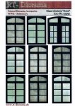 RT-Diorama 35752 Printed Accessories: Glass windows Hotel 1/35