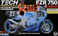 Fujimi 141312 Yamaha FZR750 1985 Shiseido TE 1/12