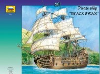 Zvezda 9031 Pirate Ship Black Swan 1/72