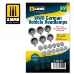 Ammo of Mig 8909 WWII German Vehicle Headlamps 1/35