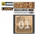 Liang 0001 Weathering Airbursh Stencils