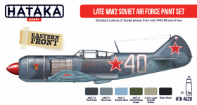 Hataka HTK-AS20 Late WW2 Soviet Air Force paint set (6x17ml)