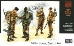 Master Box 3512 British commandos Caen 1944 (1:35)