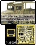 AFV Club TH35007 WWII German Sd.Kfz.11 3T Half truck late version 1:35